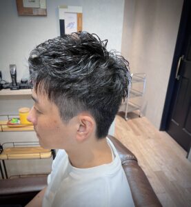 お客様スタイル✂︎  武蔵浦和床屋MOLGECO (モルジェコ)